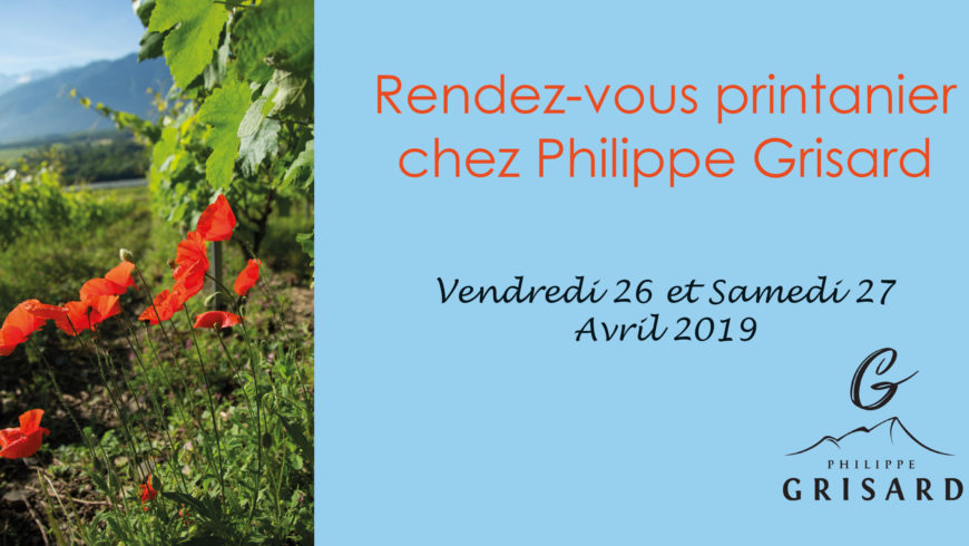 Rendez-vous printanier 26-27 avril 2019